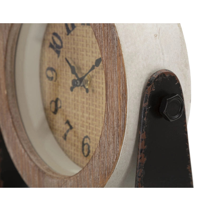 Orologio Da Tavolo Round cm 23,5x7x24