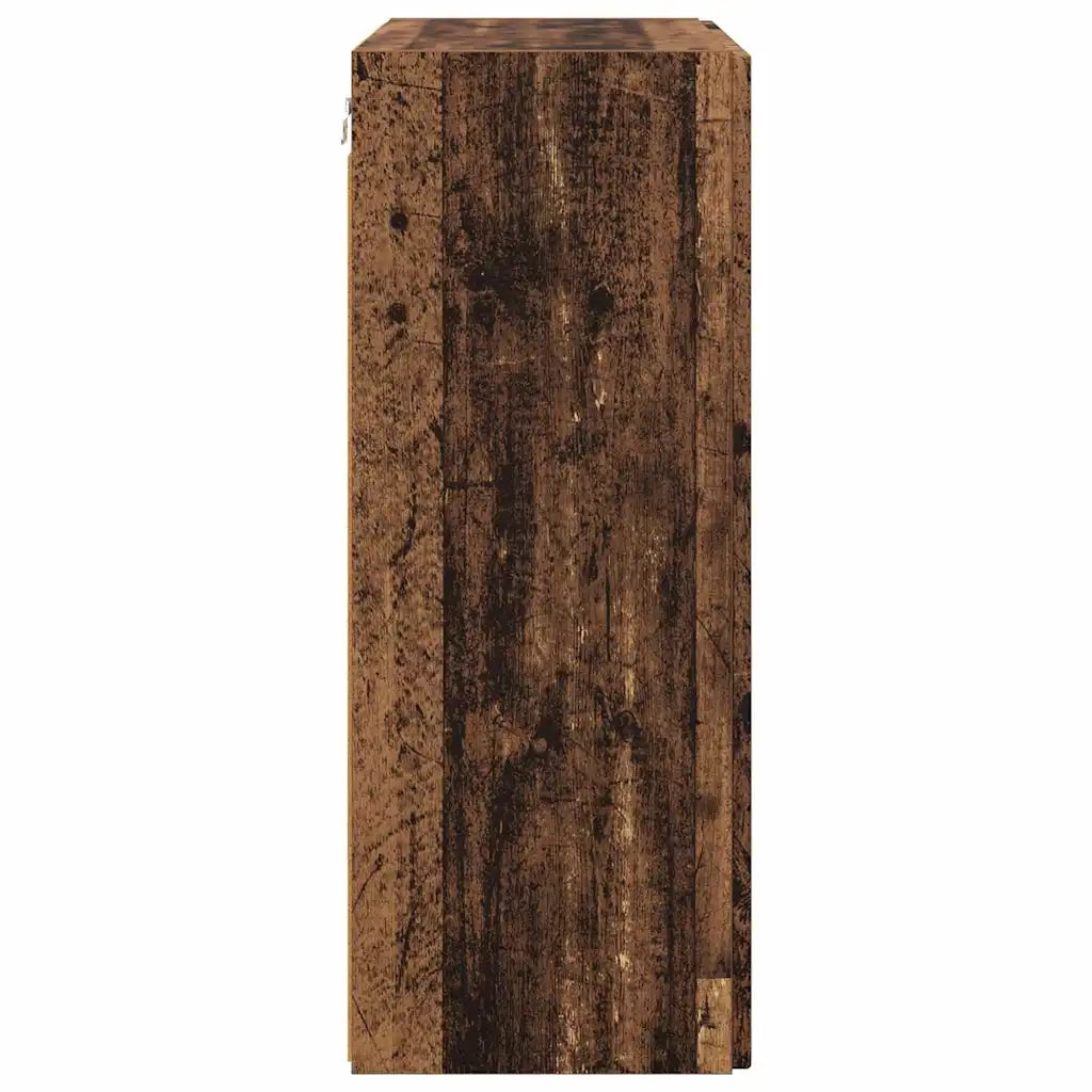 Mobile TV da Parete | Armadietto TV | Mobile Porta TV Legno vecchio 59,5 x 31 x 80 cm