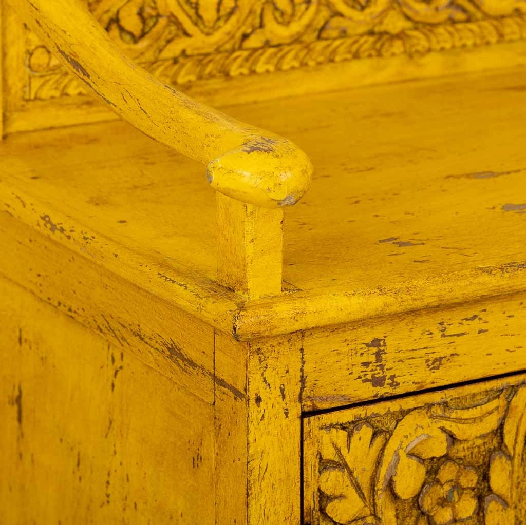Credenza in legno giallo 70x42x85