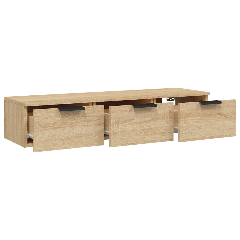 Armadietto a Muro Rovere Sonoma 102x30x20 in Legno Multistrato 811406