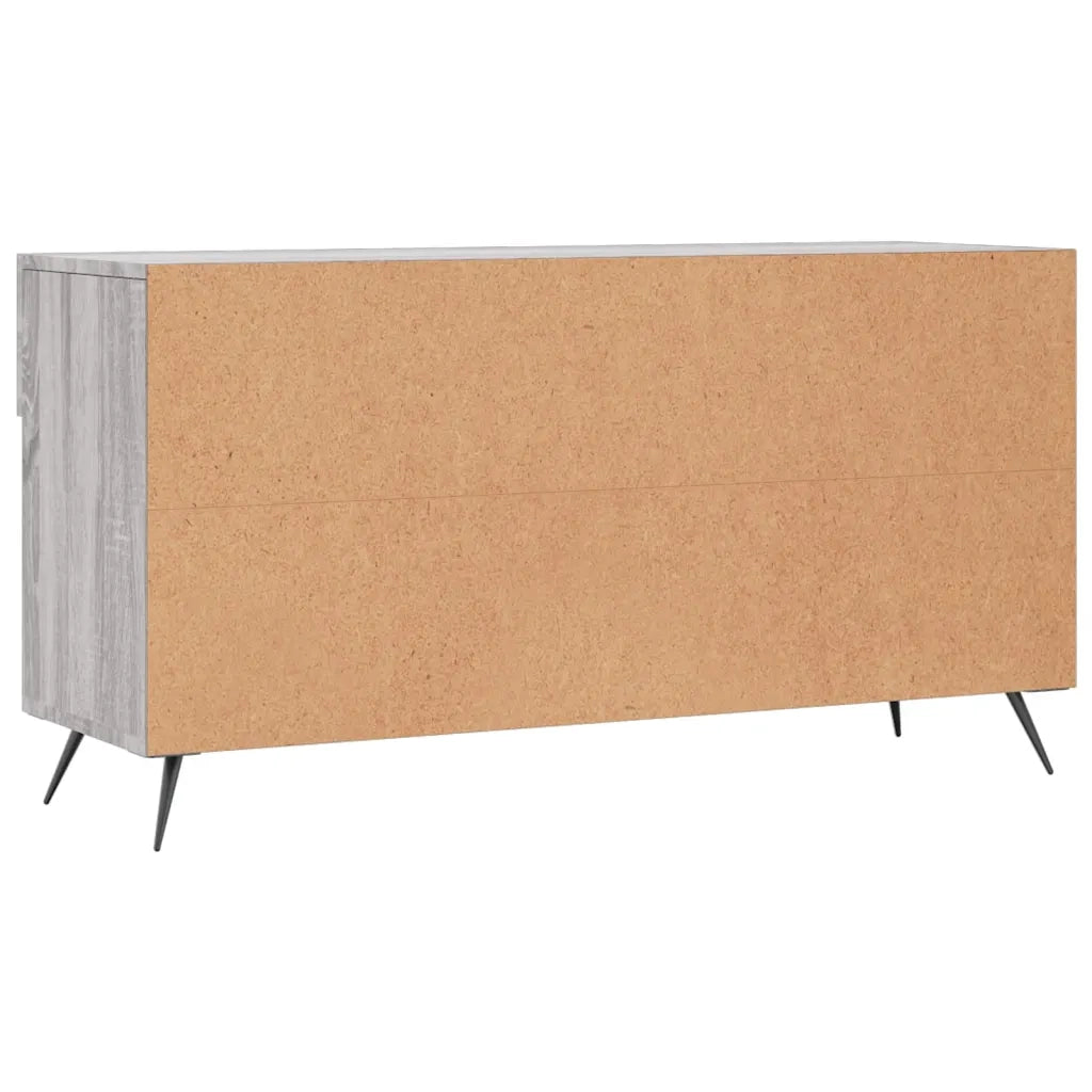 Panca Porta Scarpe | Scarpiera | Mobile per scarpe Grigio Sonoma 102x35x55 cm Legno Multistrato