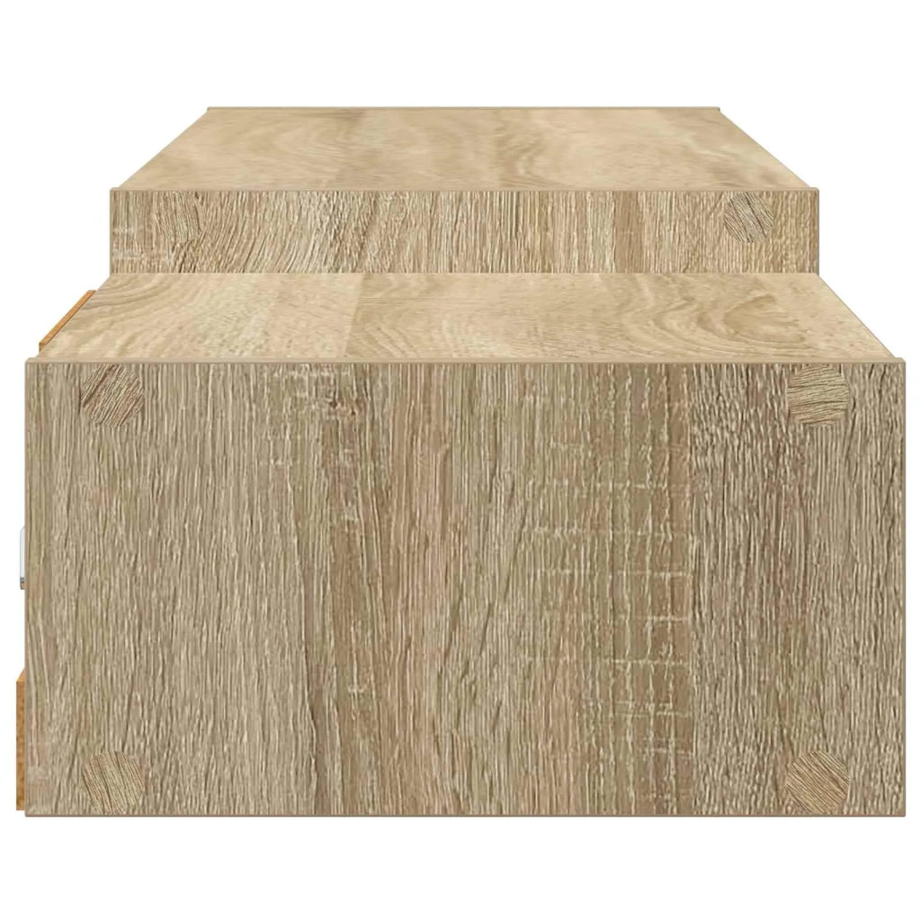 Mobile TV da Parete A parete Rovere Sonoma 180 x 28 x 21 cm 8006007