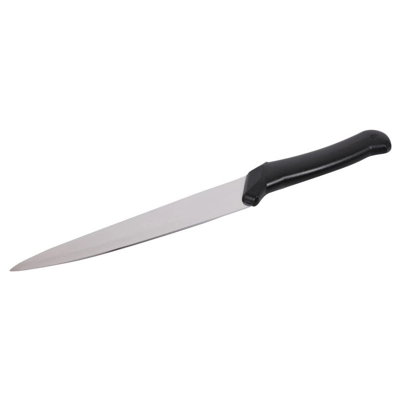 Set di 6 Coltelli Cucina Kitchen World Manico Nero 20 Cm