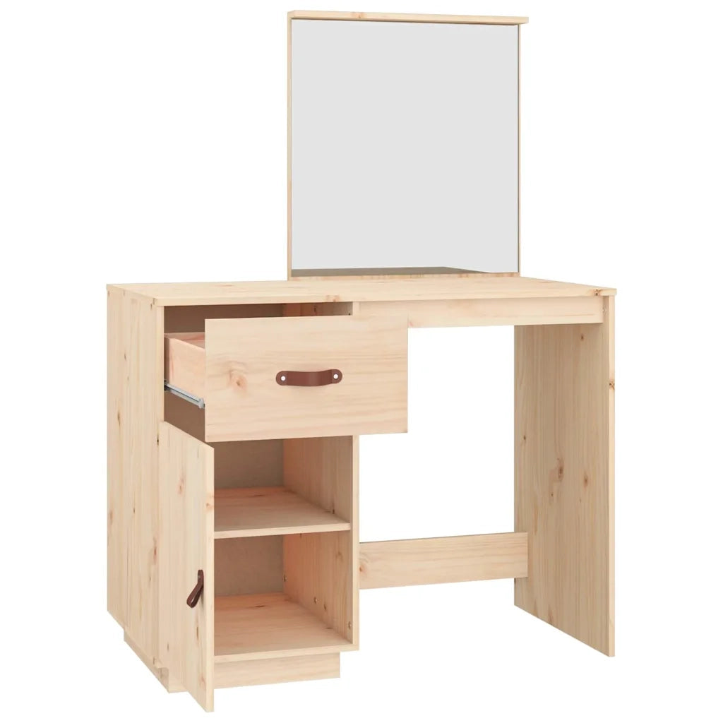 Toeletta 95x50x134 cm in Legno Massello di Pino 820087