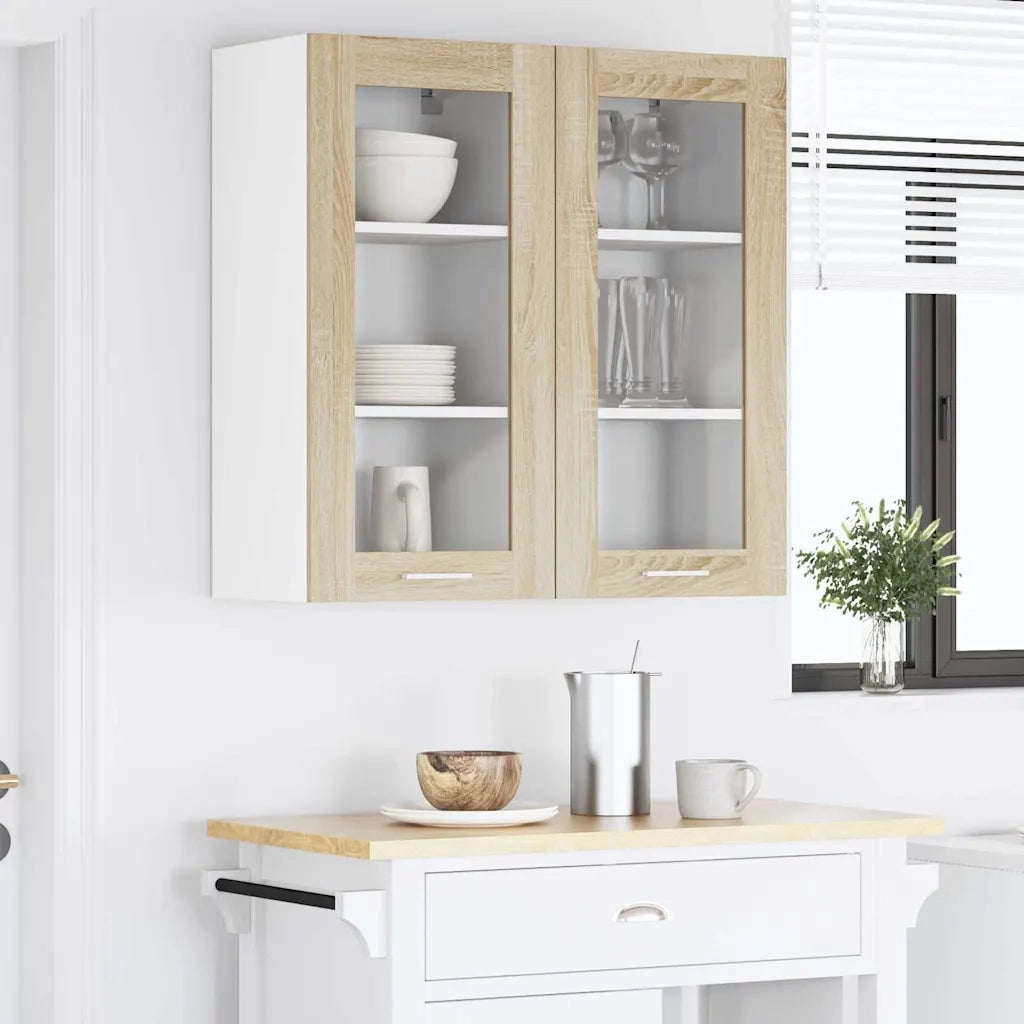 Armadio pensile Rovere Sonoma 40 x 31 x 80 cm Legno multistrato 884302