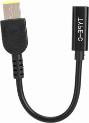 Adattatore di alimentazione per laptop - connessione Type-C per interfaccia Thinkpad Square - dimensioni 11 mm x 45 mm cavo di adattamento - connessione di alimentazione - ricarica rapida.
