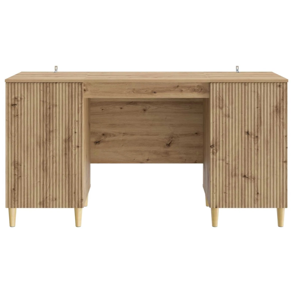 Scrivania con lo scaffale Rovere Artigianale 142,5 x 50 x 75 cm 3414602