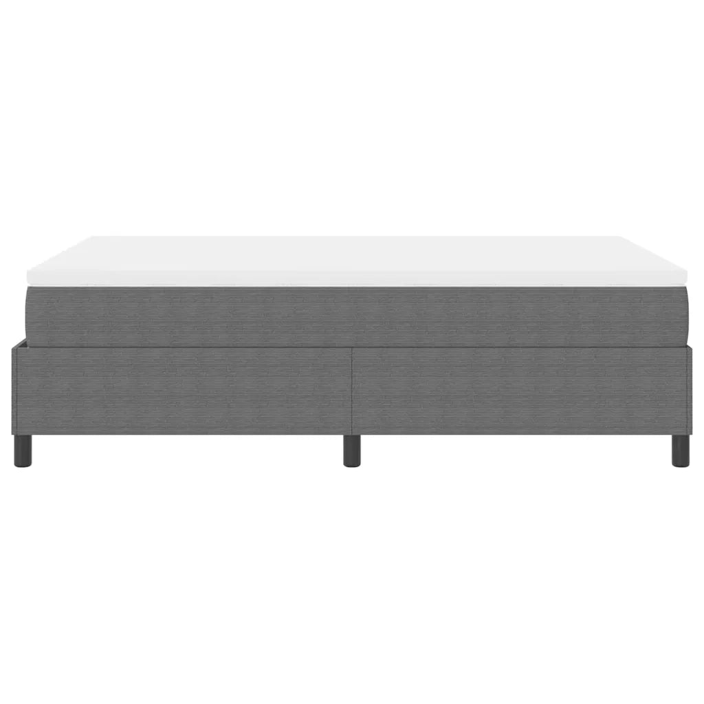 Letto a molle Grigio chiaro e bianco 120 x 190 cm 3337452