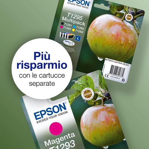 Epson Apple Multipack 4 colori DURABrite Ultra Mela T1295