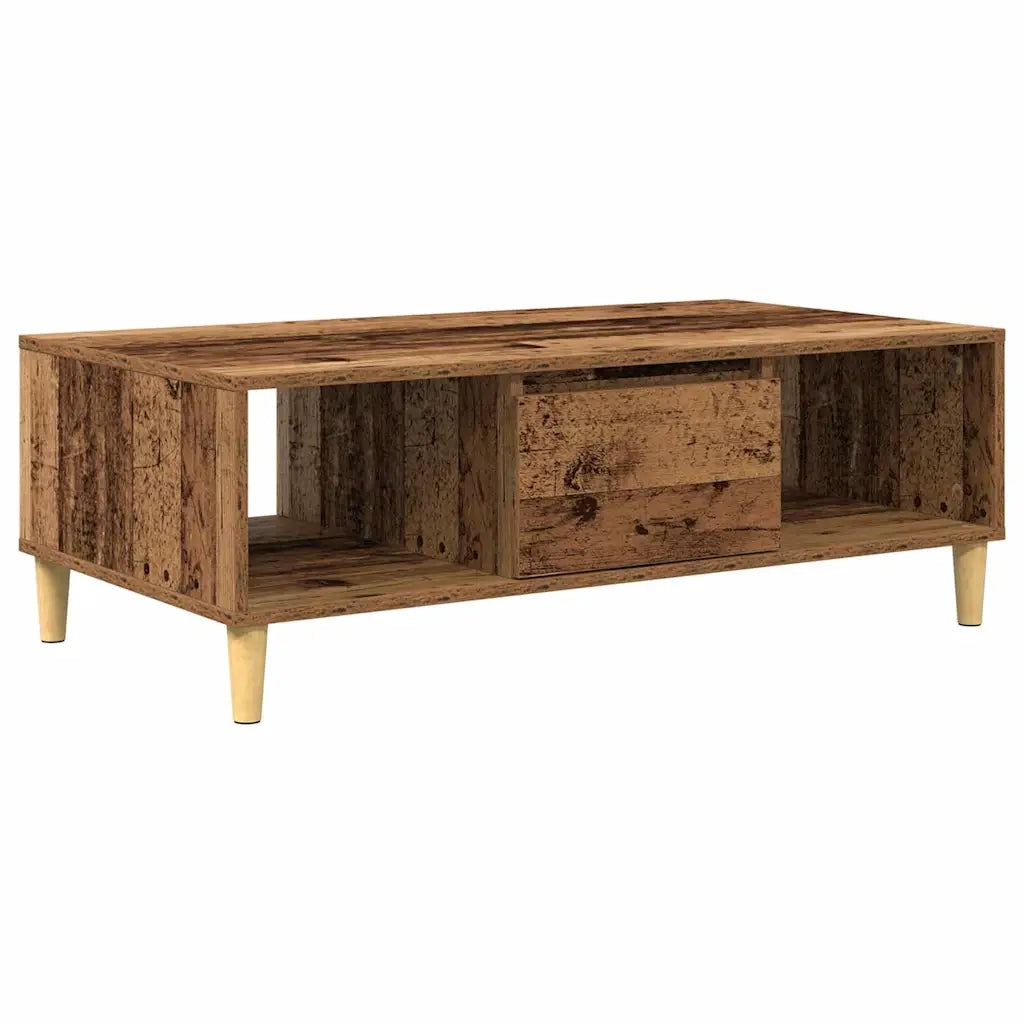 Tavolino da Salotto-Tavolino da soggiorno-Tavolo Legno vecchio 103,5 x 60 x 35 cm