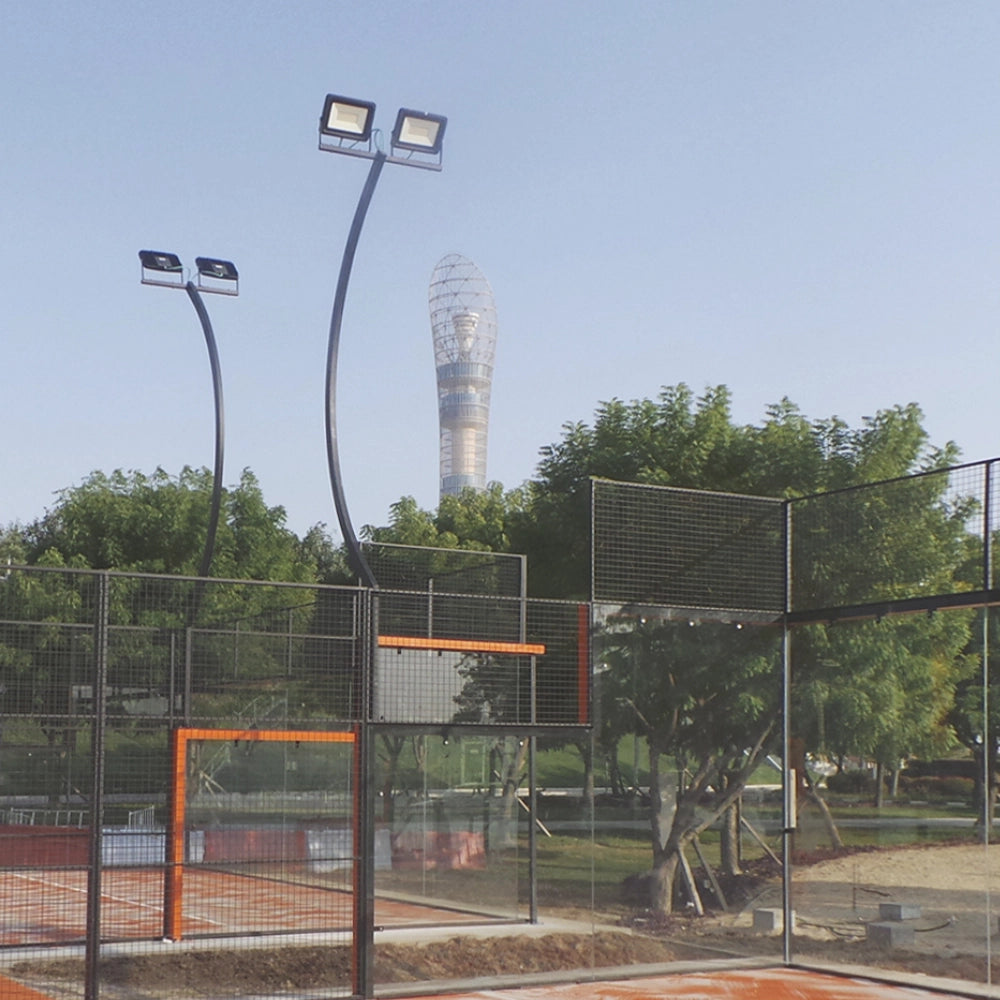 Proiettore led 20 watt slim metallo bianco ip65 equivalente 115 watt *** temperatura colore lampada 6000k bianco fred...