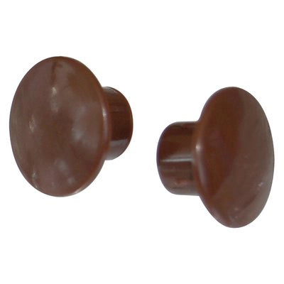 TAPPO COPRIFORO - PLASTICA MARRONE MM  6- 500 pezzi