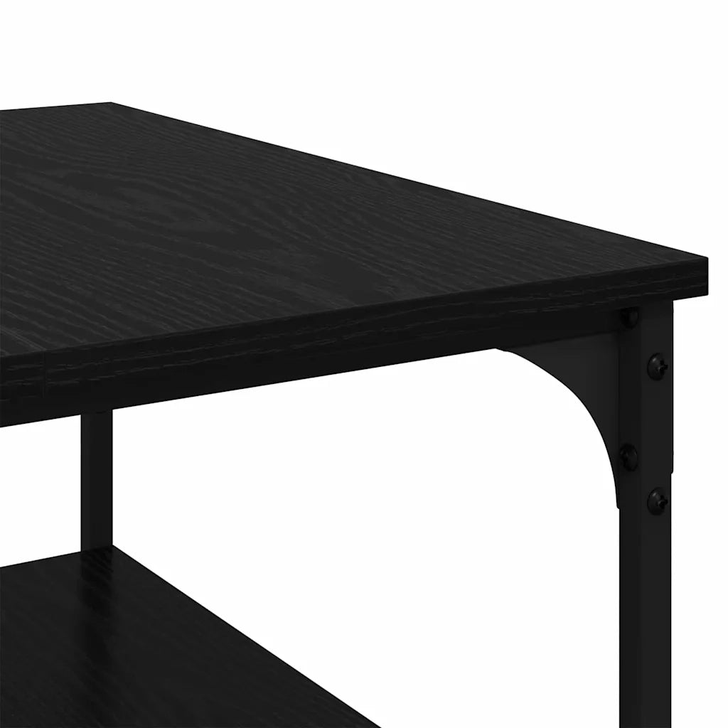 Tavolino da salotto | Tavolino da caff¨¨ | Tavolino da Soggiorno Rovere Nero 55 x 55 x 40 cm