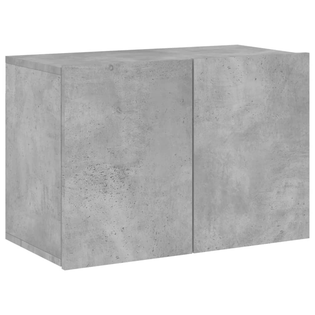 Mobile TV multimediale scaffale TV credenza mobile TV per sala da pranzo soggiorno camera da letto 5 pezzi legno ingegnerizzato grigio 02_0029267