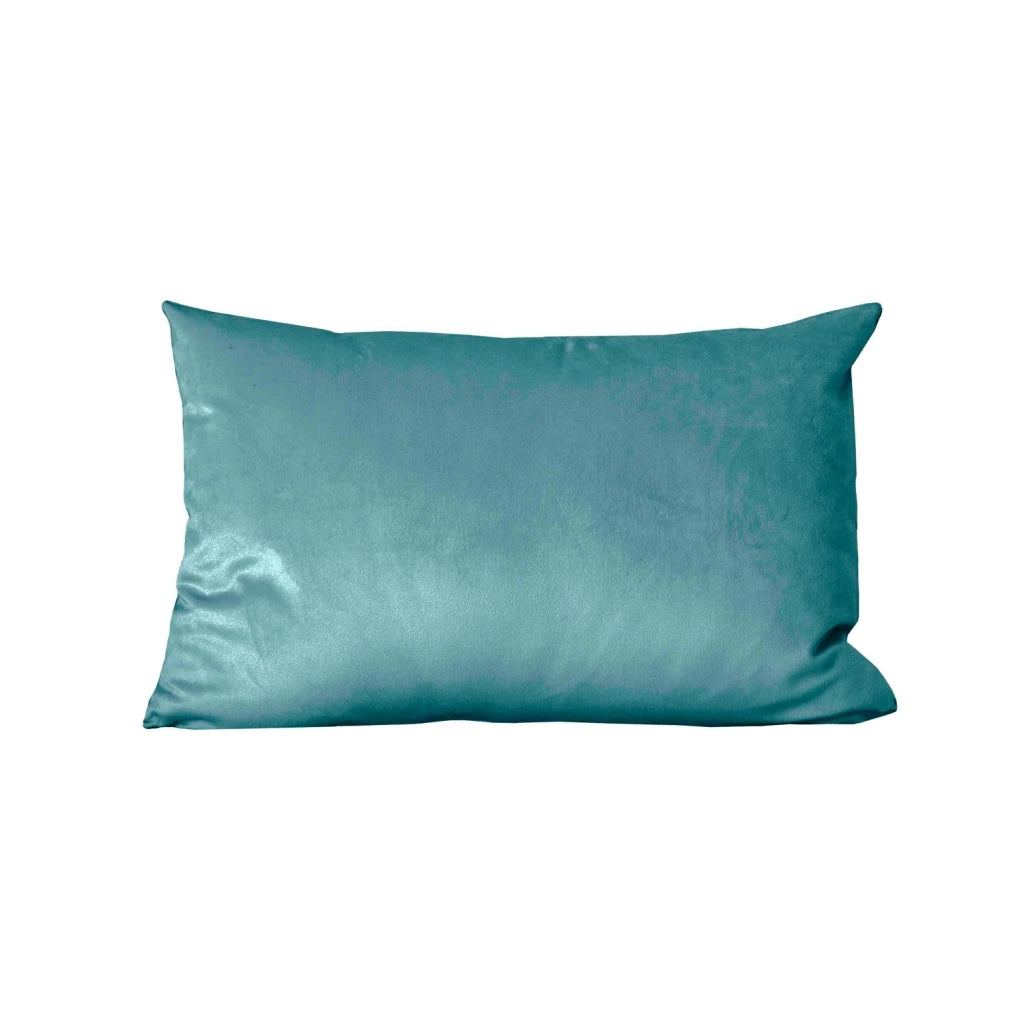 Cuscino rettangolare velluto verde 50x30 cm - NAURU
