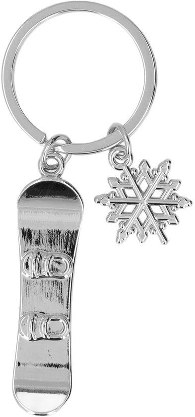 Accessori per Chiavi Tema Sci - Decorazione per Chiavi - Chiave a Sperone in Metallo - Chiave a Sperone Multifunzione - Chiave a Sperone di Alta Qualità - Chiave a Sperone Ipoadesivo