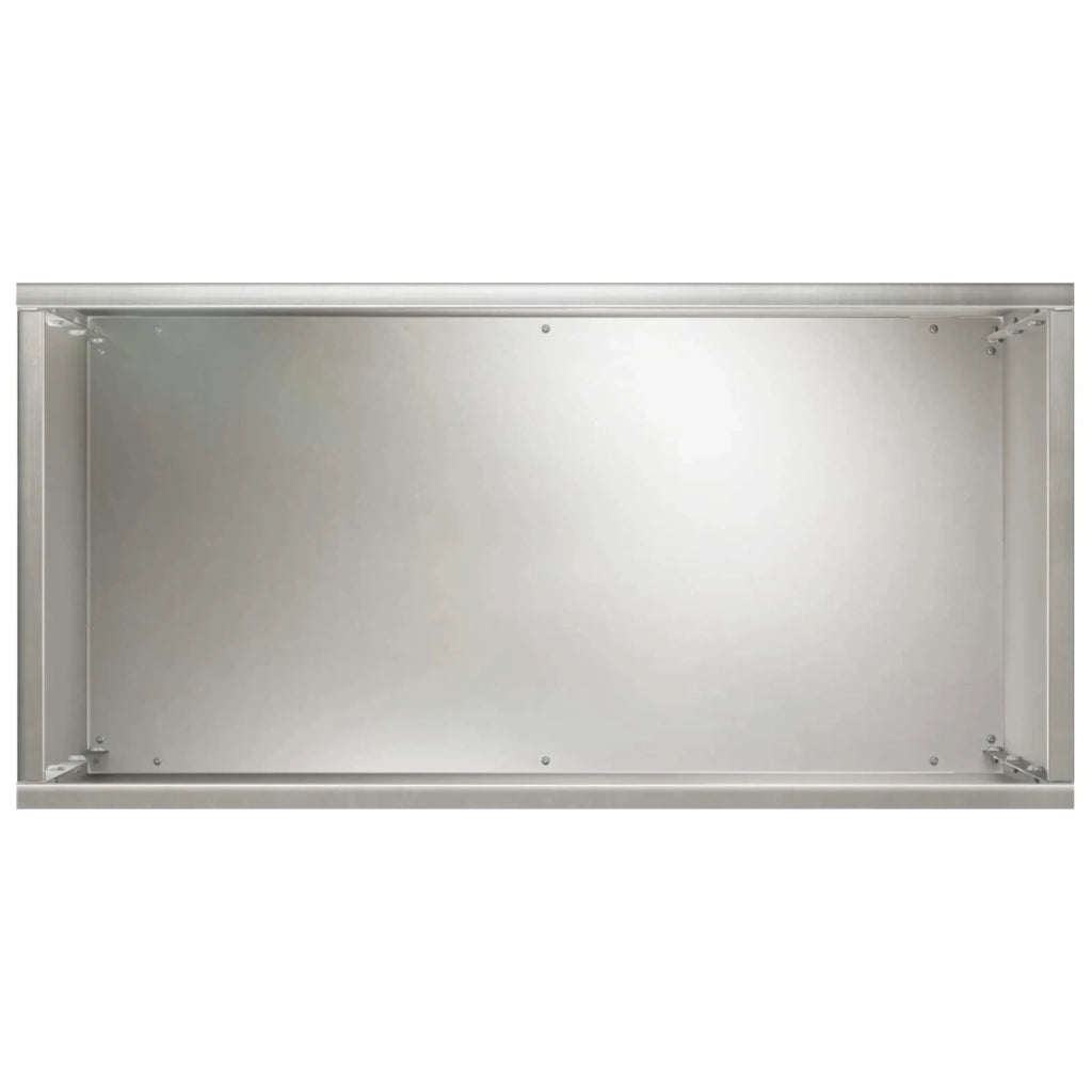 Vaso da giardino 2 pz Argento 40 x 20 x 50 cm Acciaio Inox 8005423