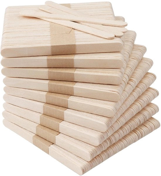 Igiene dei Bambini - Stuzzicadenti in Legno 1000 Pezzi - Stuzzicadenti in Legno - Dimensione Jumbo L11 x B1 cm - Per Attività Creativa - Amichevole con l'ambiente - Sostenibile Legno di Betulla - Stuzzicadenti per Attività Creativa