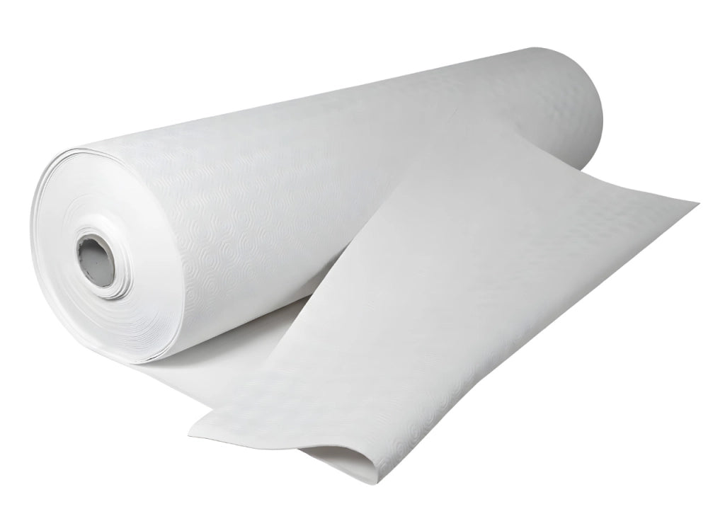 Mollettone Copritavolo Gommato Antiscivolo Protezione Tavolo Colore Bianco - 100x140 - Bianco