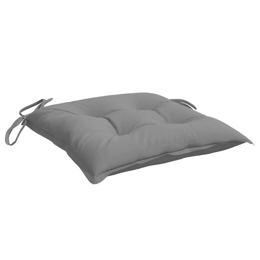 Cuscini per Sedia 2 pz | Cuscini per sedie Grigi 50x50x7 cm Tessuto Oxford