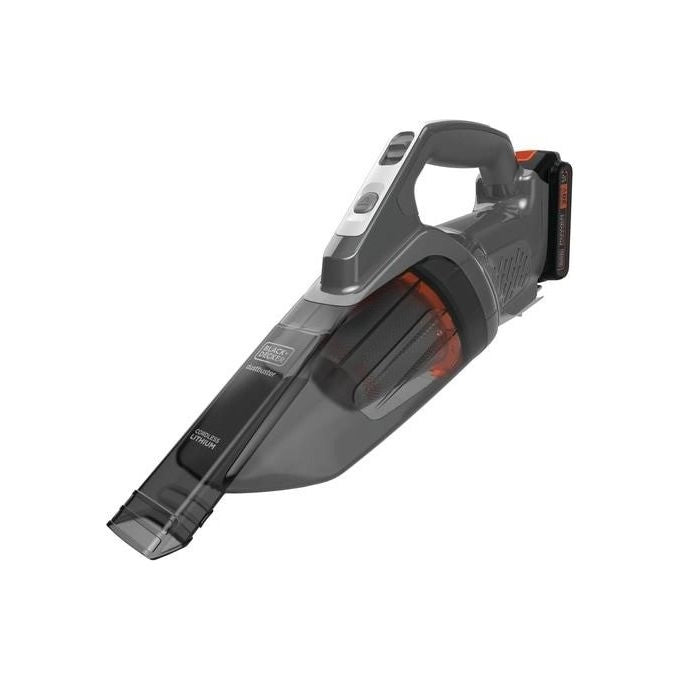 Black & Decker Dustbuster aspirapolvere senza filo Nero, Grigio, Arancione Senza sacchetto