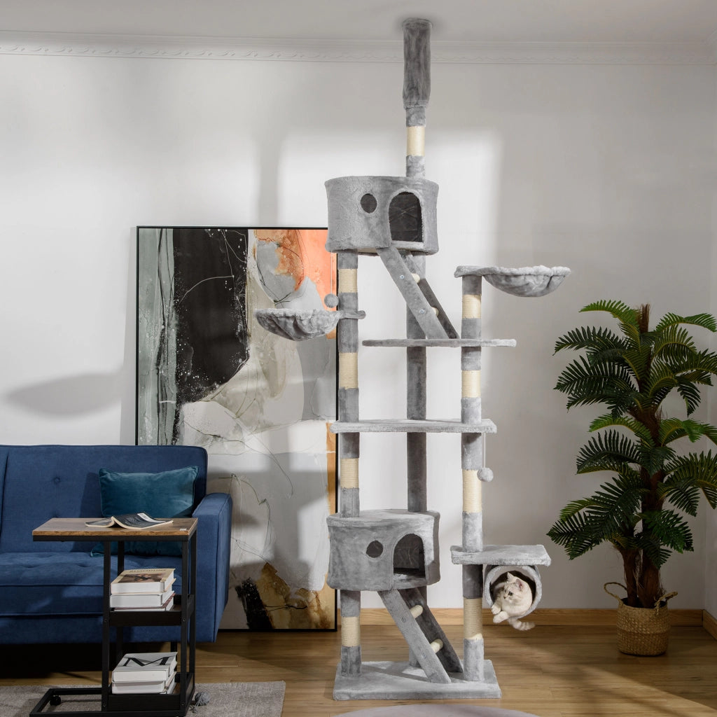 Albero per Gatti ¨C Minimal ¨C Grigio 240-260 cm