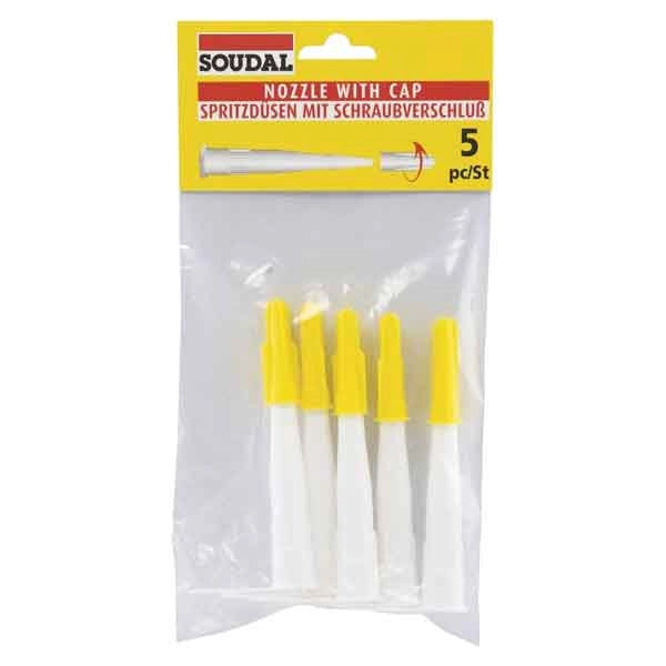 BECCUCCIO DI RICAMBIO PER CARTUCCE SILICONE Confezione 5 pezzi - SOUDAL