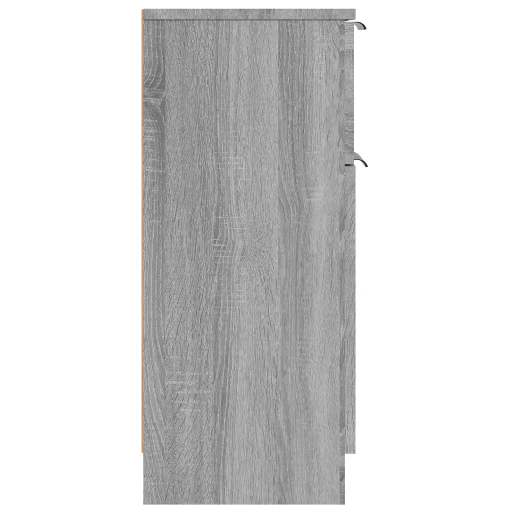 Credenza-Buffet-Armadio da cucina Grigio Sonoma 30x30x70 cm in Legno Multistrato 722482