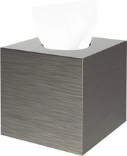 Sostegno quadrato in cartone per viso con pannelli scorrevoli - argento grigio