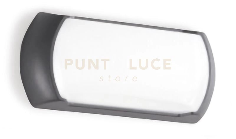 GPL251- APPLIQUE PER ESTERNI GRIGIO ANTRACITE A LED 4000K 850LM 12W 23CM