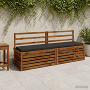 Cuscino per panchina SOEST 100% Poliestere Antracite 949156