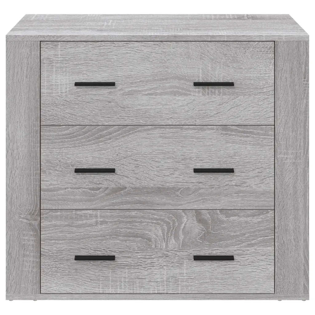 Credenza | Madia | Buffet da pranzo | Armadio da pranzo Grigio Sonoma 80x33x70 cm in Legno Multistrato