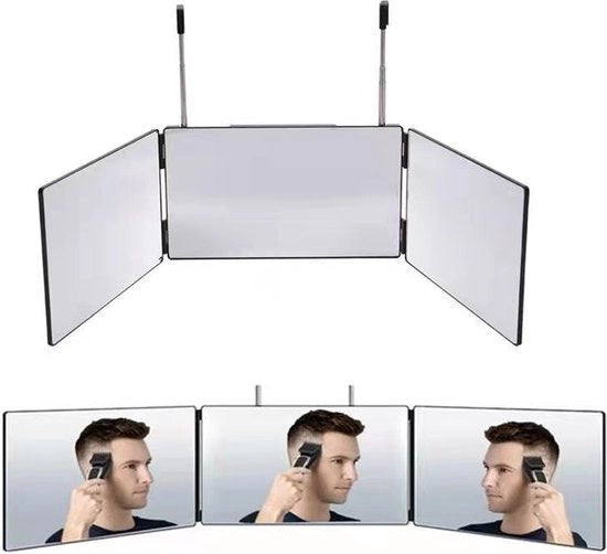 Specchio a 360 gradi con LED per Taglio Selfie e Trucco