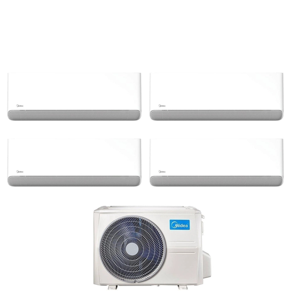 Condizionatore Quadri Split Midea Breezeless E 9+9+9+12 con M4O-36FN8-Q R-32 Wi-Fi Integrato
