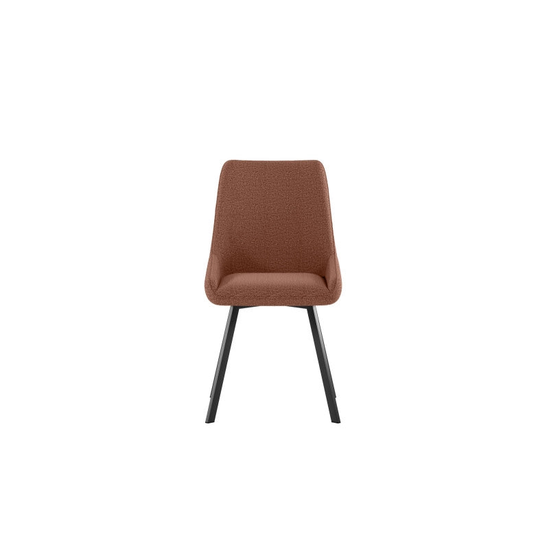 Set di 4 Sedie in Microfibra Fox 48cm X 60cm H 87cm Stones