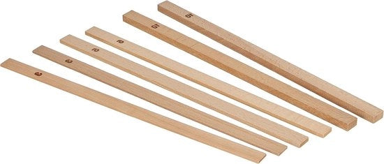 Set di spazzole per pavimenti 6 pezzi - 35 x 2 cm