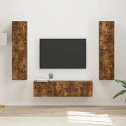 Set mobile TV 6 pcs Rovere fumé Legno multistrato 3409128