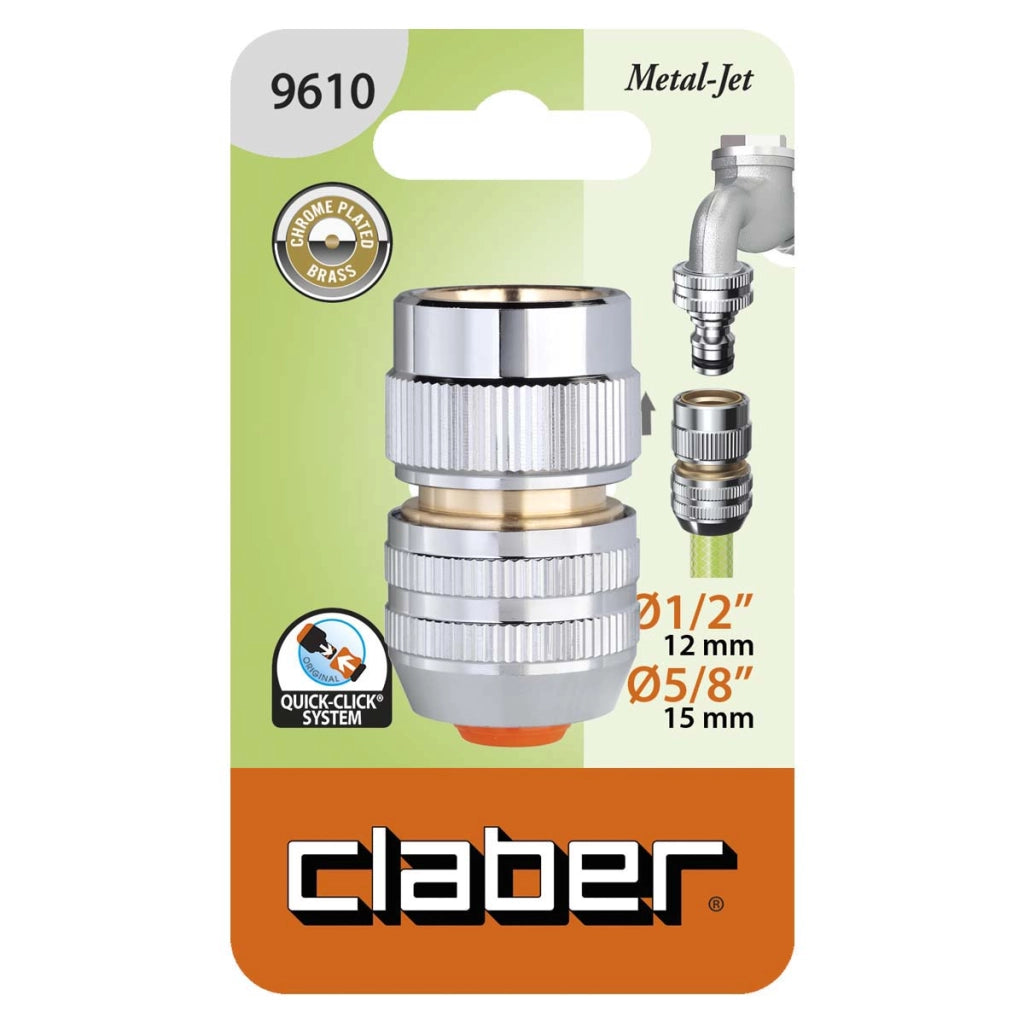 RACCORDO RAPIDO STRINGITUBO OTTONE CLABER  1/25/8 SELF 9610