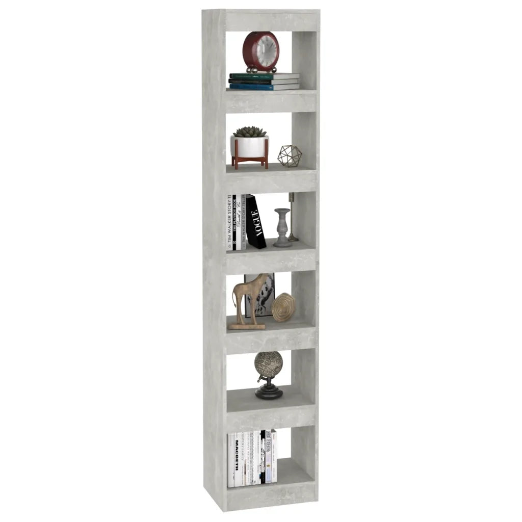 Libreria/Divisorio Grigio Cemento 40x30x198 cm 811641