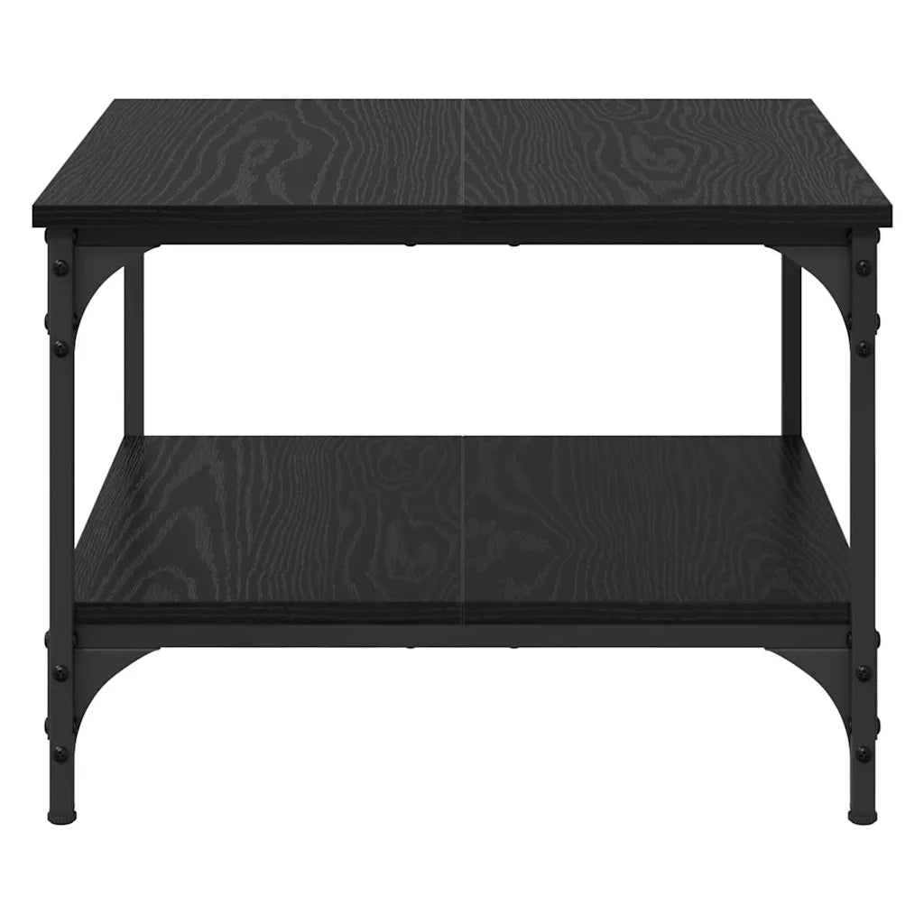 Tavolino da salotto | Tavolino da caff¨¨ | Tavolino da Soggiorno Rovere Nero 55 x 55 x 40 cm