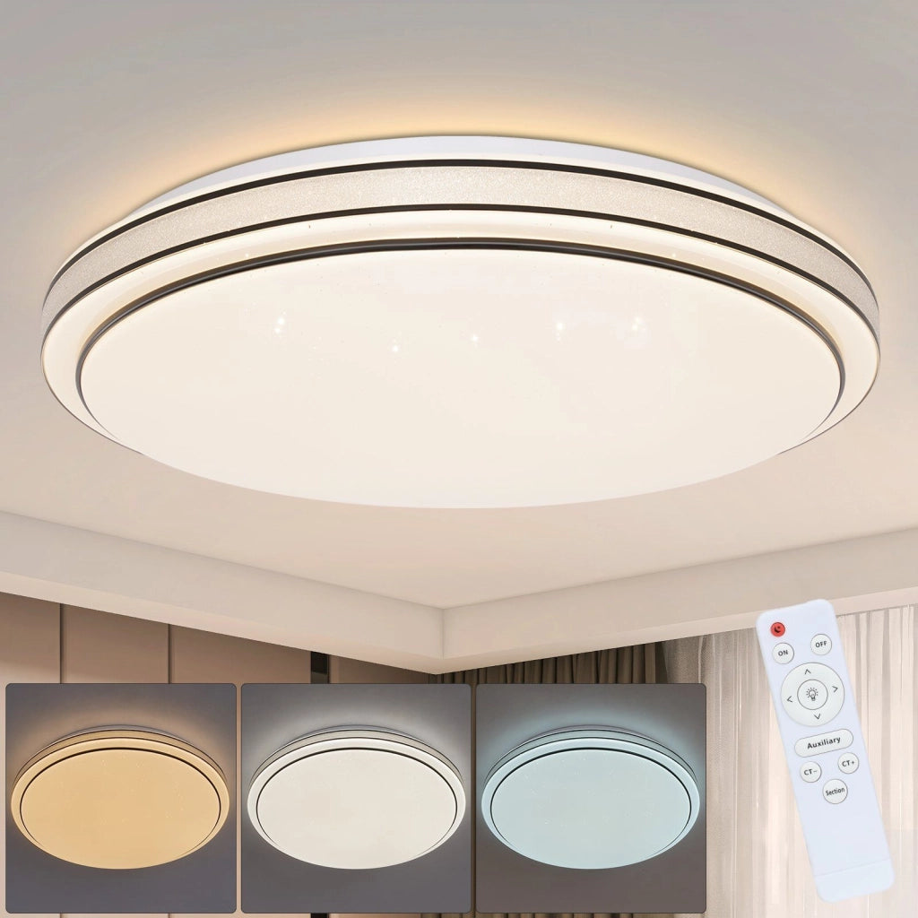 ZMH Lampada da soffitto a LED per camera da letto e cucina con effetto cielo stellato