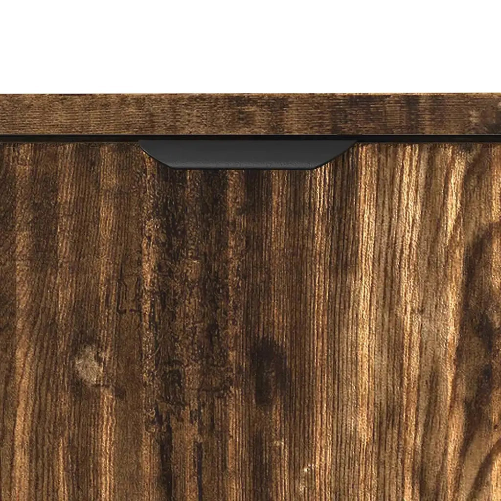 Set di mobili per il Bagno | Armadio da bagno con cassetto 2 pz Rovere fum¨¦