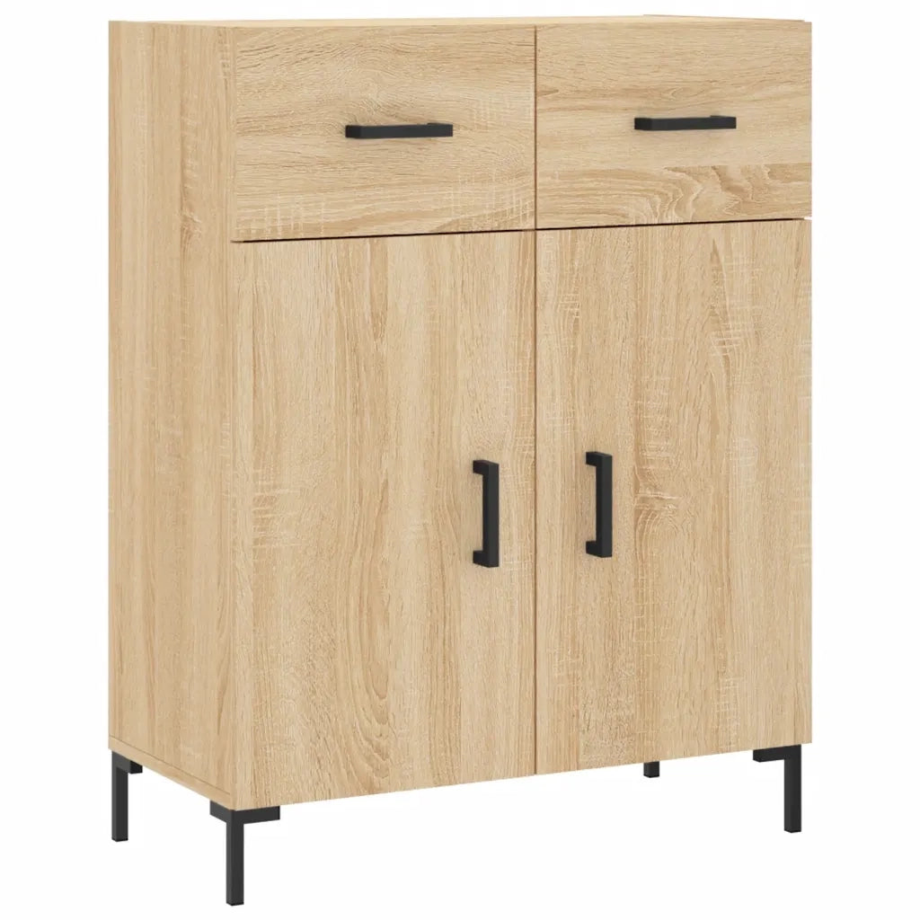 Credenza Rovere Sonoma 69,5x34x180 cm in Legno Multistrato 3199876