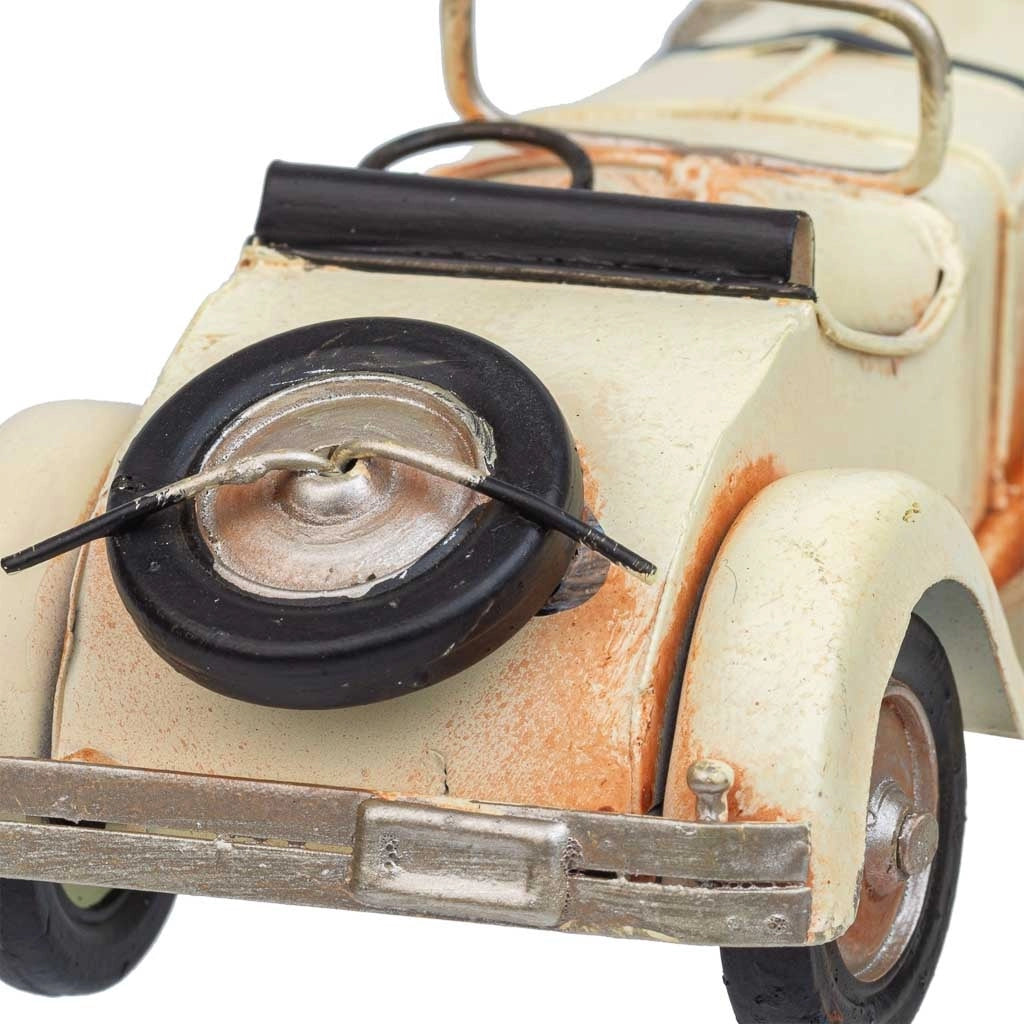 Auto in metallo marrone 16,5x7x6,5h