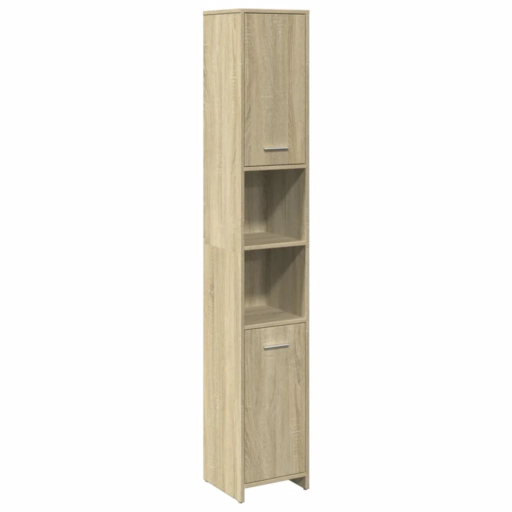 Mobile da Bagno Rovere Sonoma 30x30x183,5 cm Legno tecnico 849602