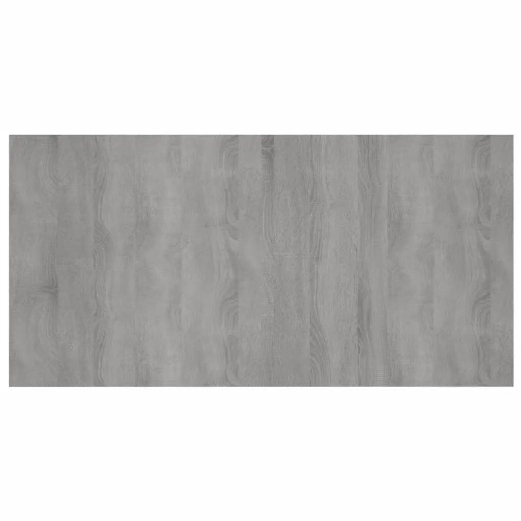 Testiera Letto con Comodini-Testiera con Contenitore in Legno Multistrato Grigio Sonoma 737219