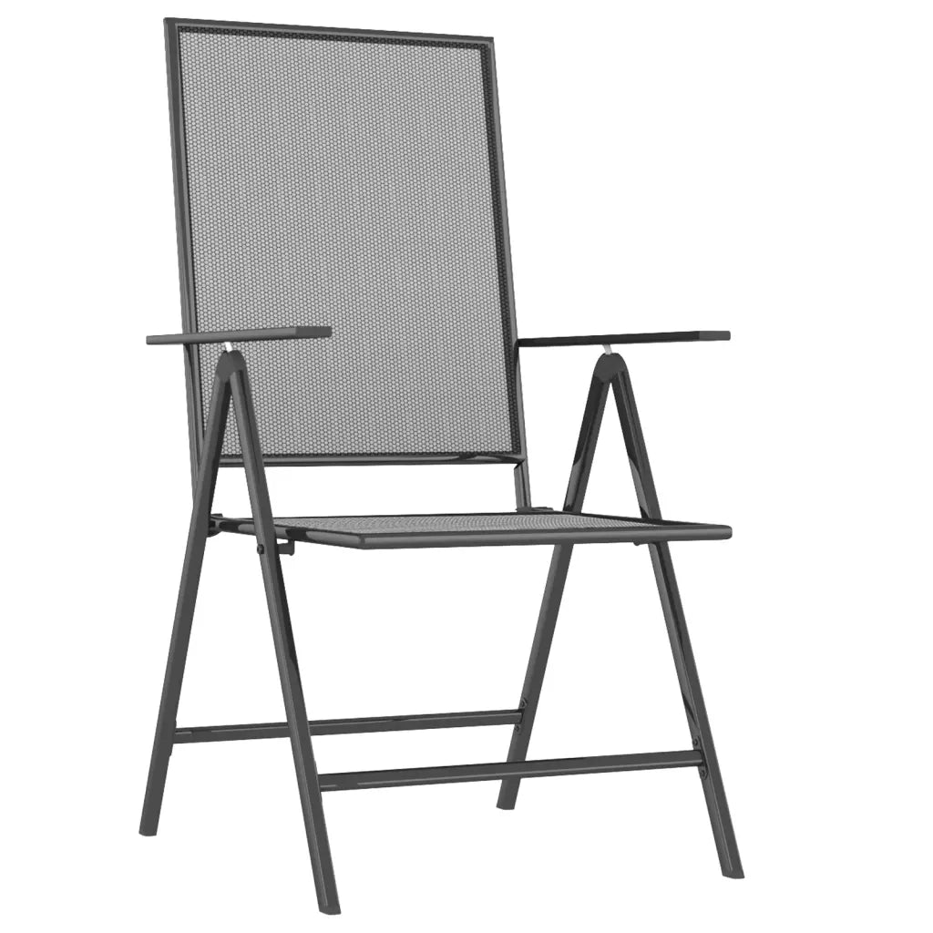 Set da Pranzo da Giardino 5 pz in Acciaio Antracite 3187979