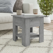 Tavolino da Salotto-Tavolino da soggiorno-Tavolo Grigio Sonoma 40x40x42 cm Legno Multistrato