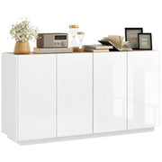 Credenza ¨C zephmum ¨C Bianco Lucido 140x40x75