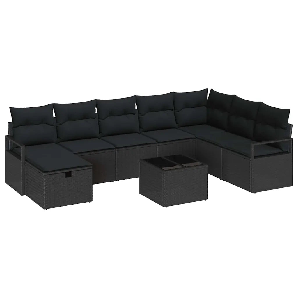 Set di divani con cuscino 6 pcs polyrattan